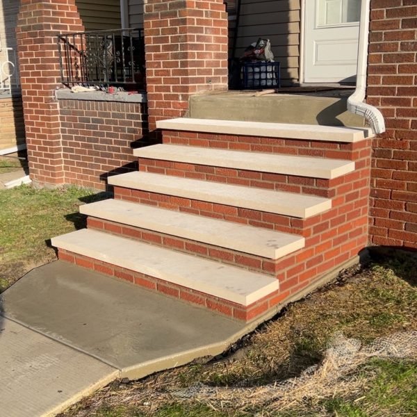 lime stone steps Hamtramck